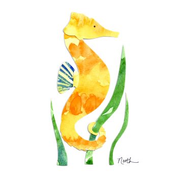 Seahorse Print